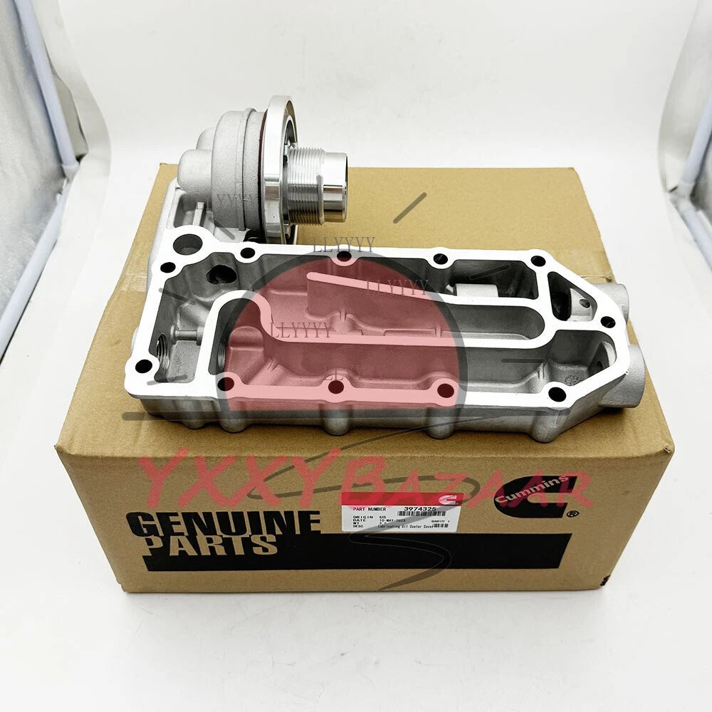 Oil Cooler Cover Filter Head for Cummins 6CT ISC QSC 8.3 ISL QSL 8.9 3974325