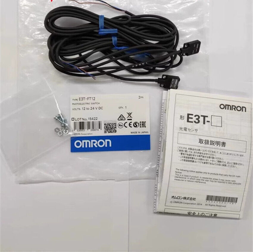 new 1pcs Omron E3T-FT12 2M Photoelectric Switch Sensor - OMRON
