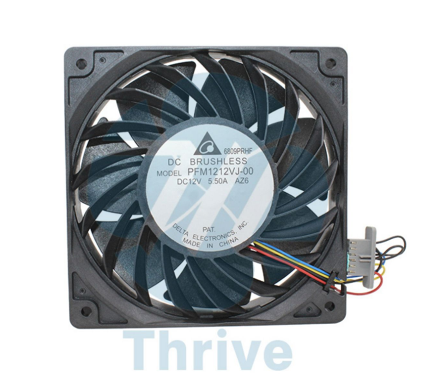 new Delta PFM1212VJ-00 12025 12cm 12V 5.5A High-speed Super-violent Fan 4-wire - DELTA