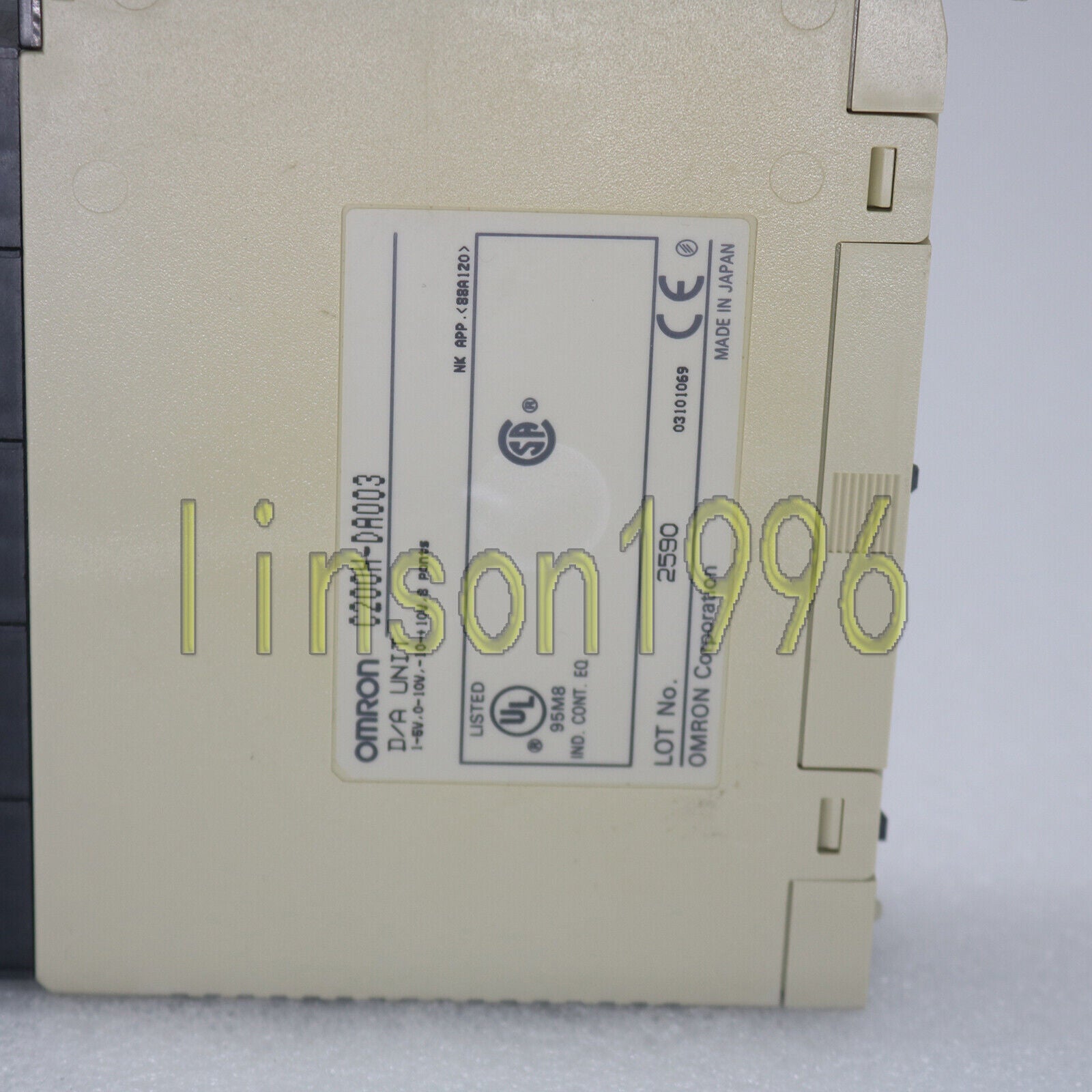 Omron PLC C200HDA003 Analog Module - OMRON