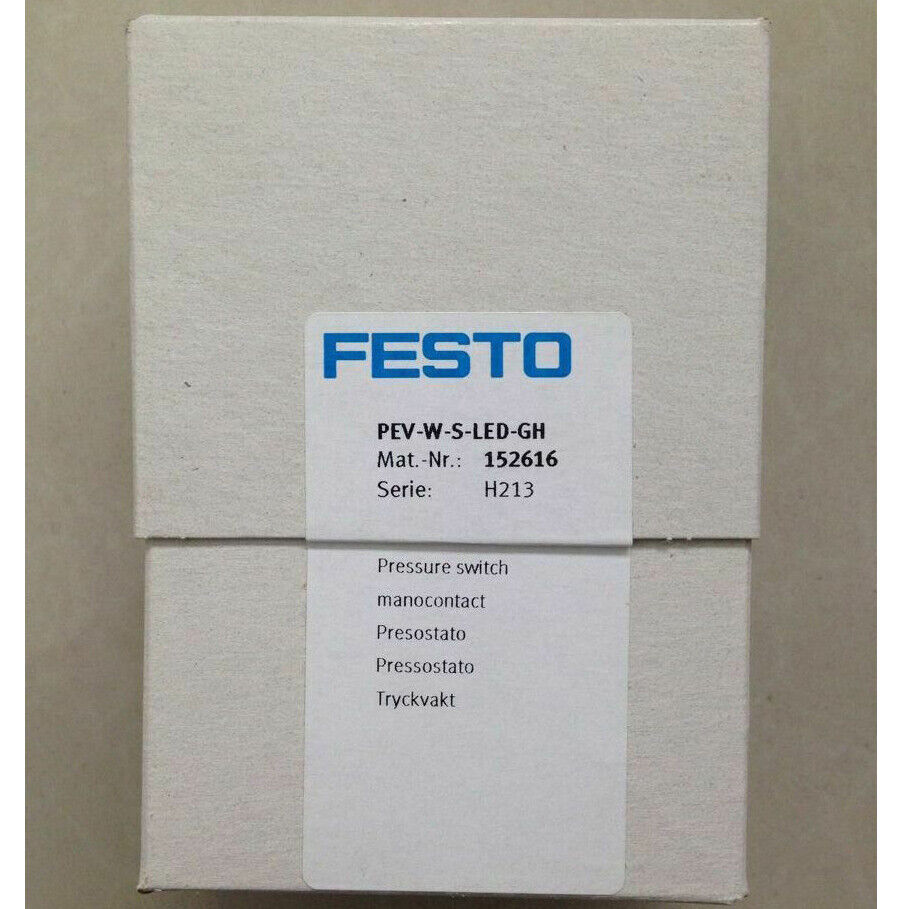 FESTO Pressure Switch PEV-W-S-LED-GH 152616 - FESTO