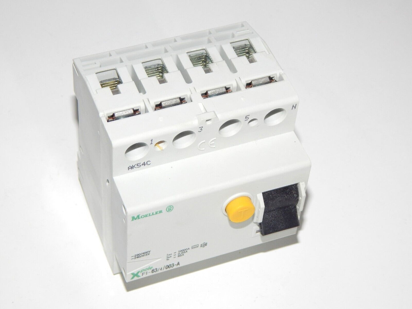 EATON MOELLER Xpole FI-63/4/003-A 63A Residual Current Circuit Breaker - EATON
