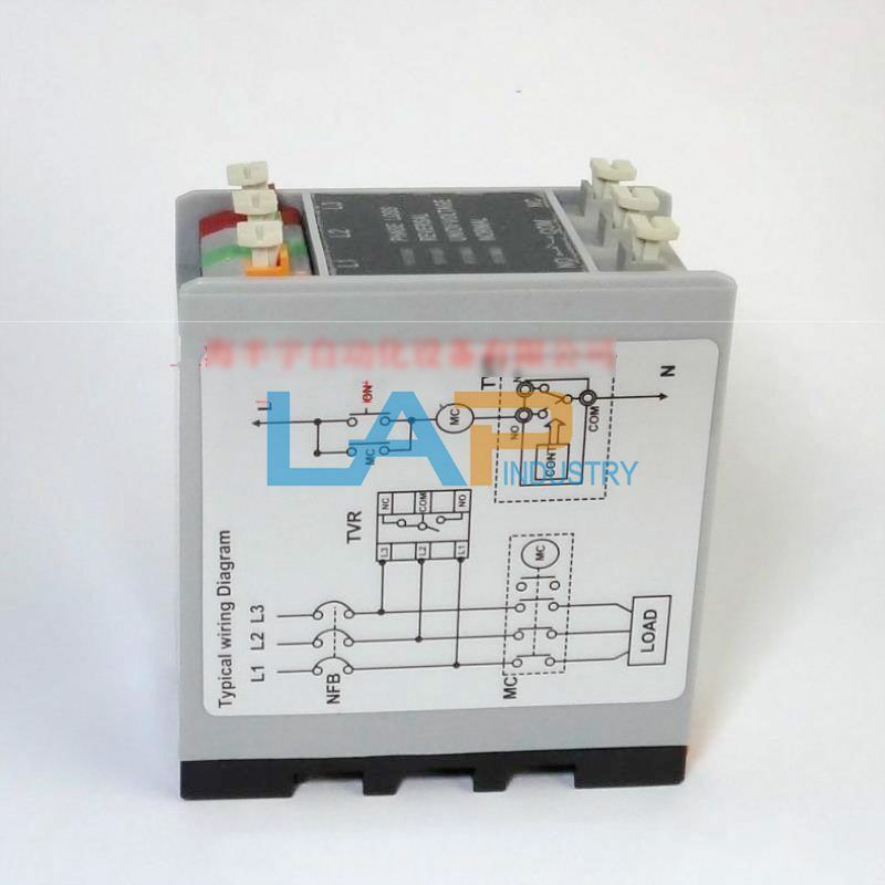 new 1Pcs For GOLDAIR phase sequence protection relay TVR2000-5 400VAC 2.0A - GOLAIRS