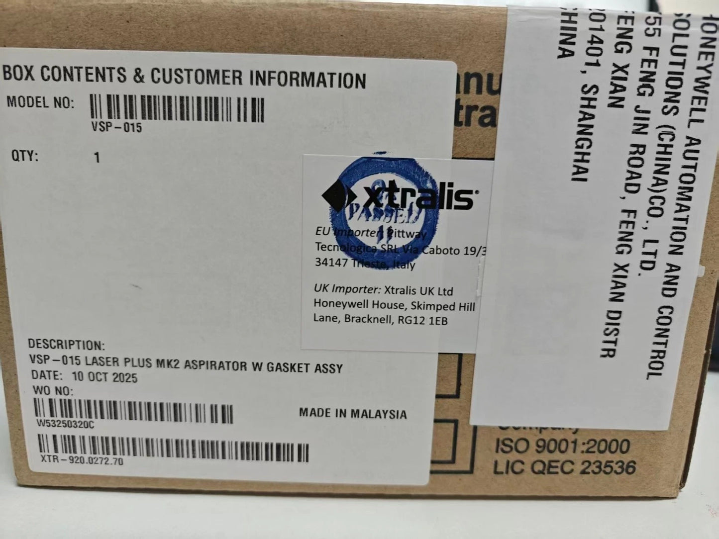 1PC Vesda VSP-015 VLP & VLS Aspirator Fast delivery