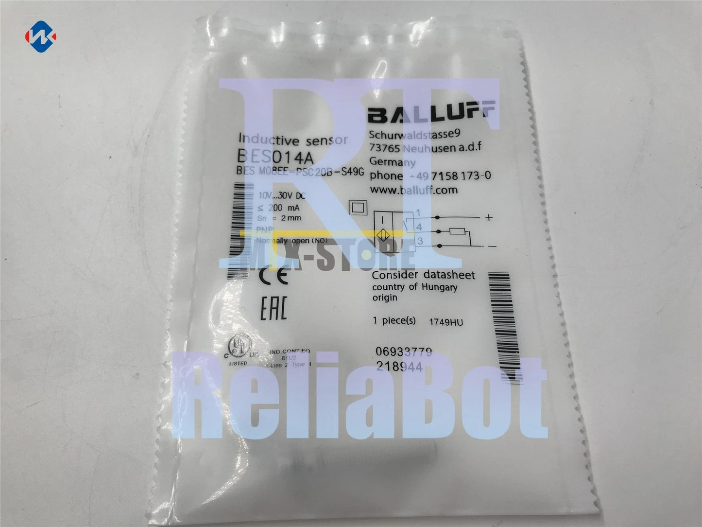 1PCS BALLUFF BES M08EE-PSC20B-S49G M08EE-PSC20B-S49G Sensor&Proximity Switch