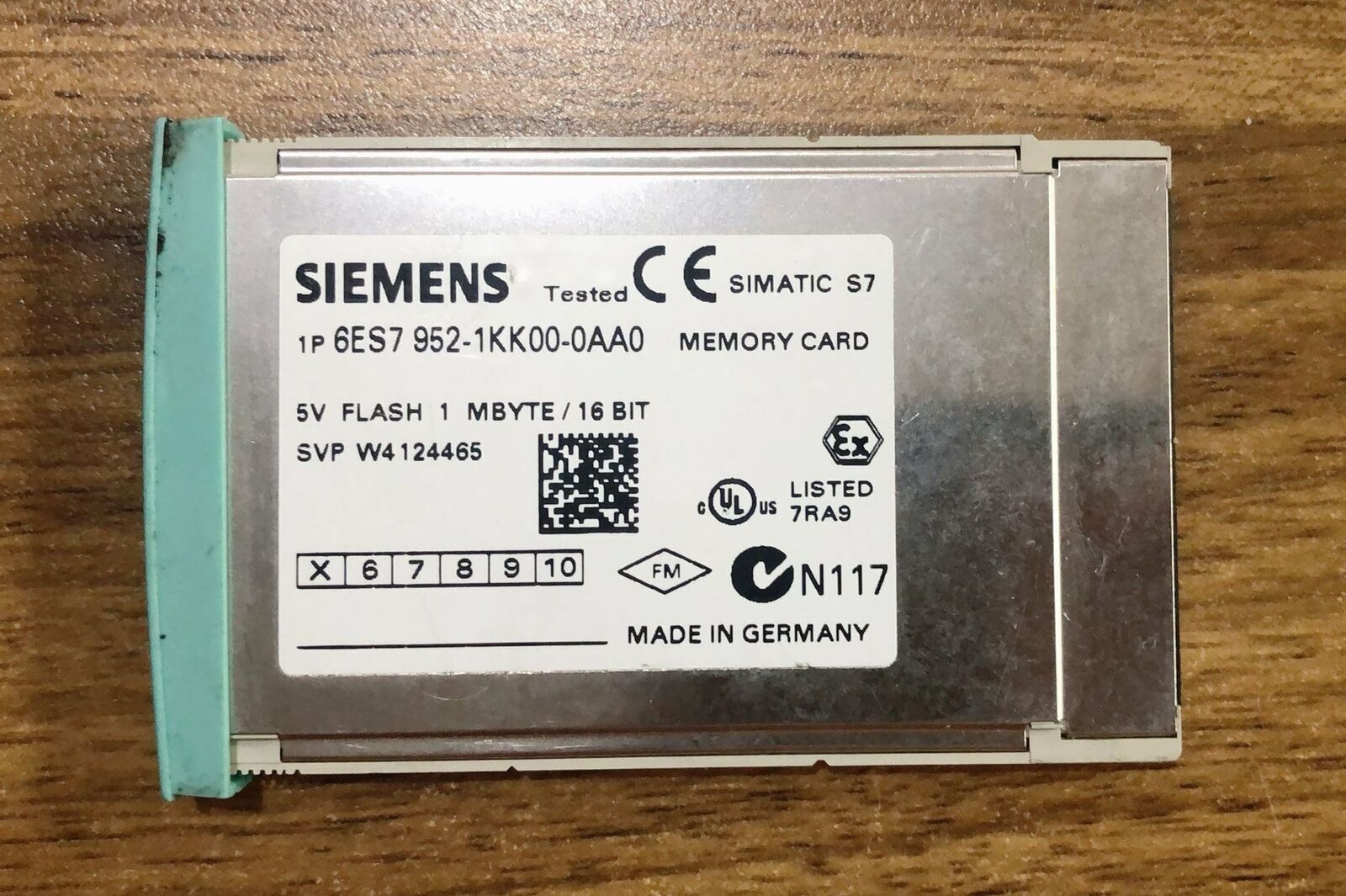 used ONE  Siemens 6ES7952-1KK00-0AA0 6ES79521KK000AA0 Tested Good