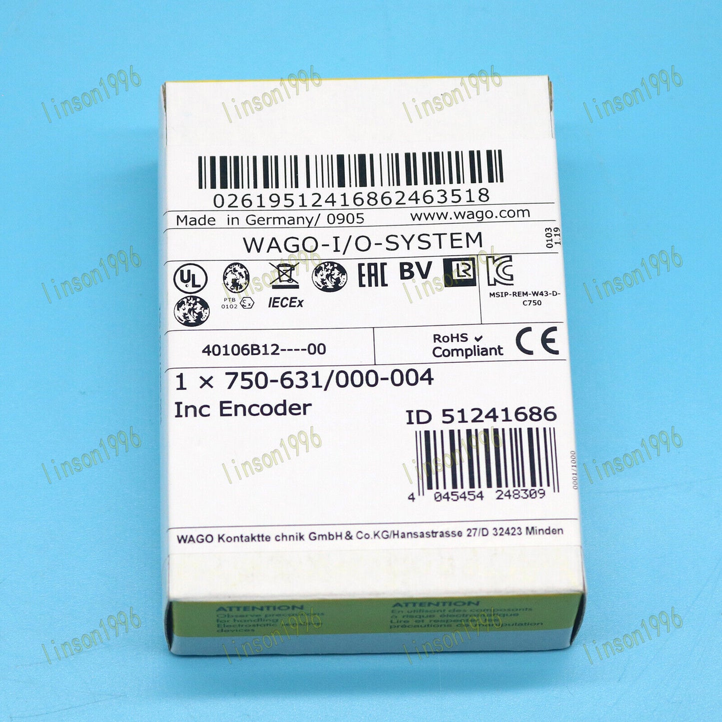 1PC WAGO Module 750-631/000-004 In Box - WAGO