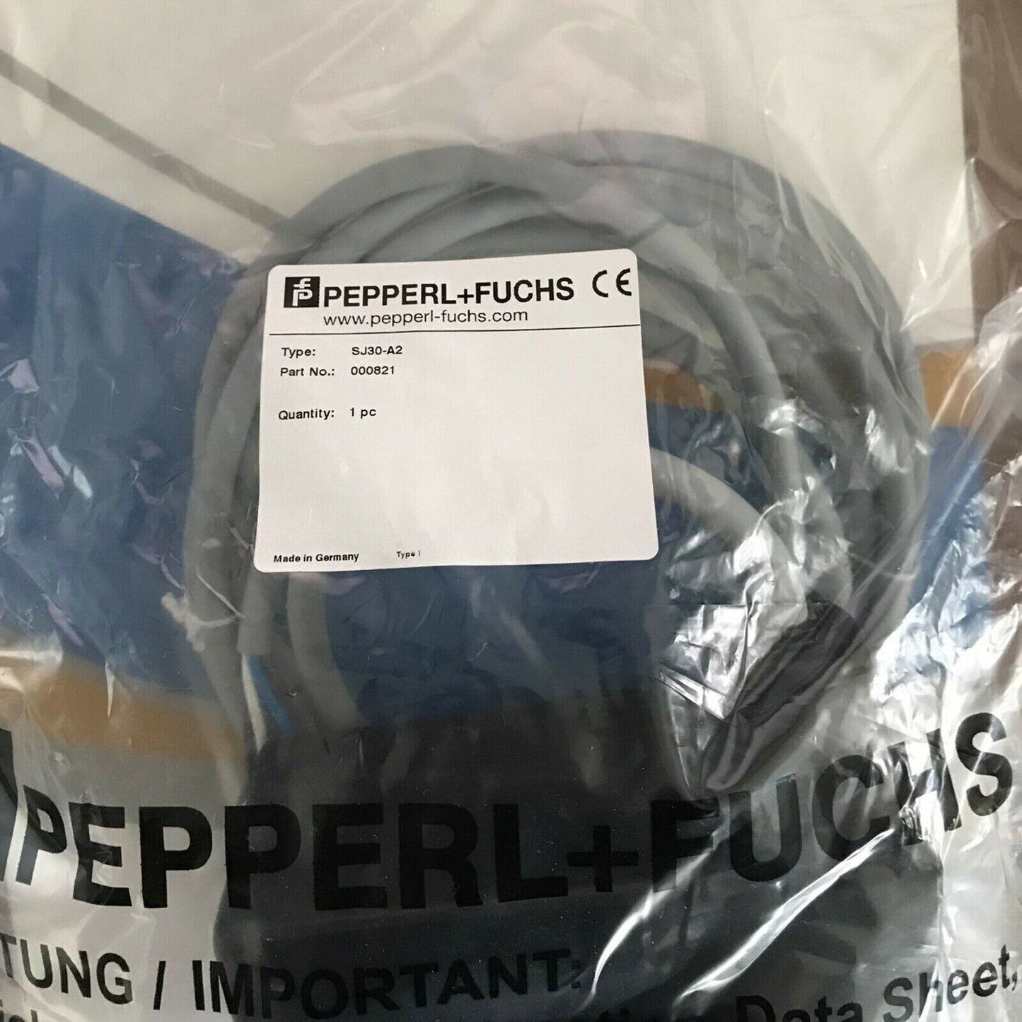 Pepperl+Fuchs SJ30-A2 Inductive Proximity Switch - PEPPERL+FUCHS