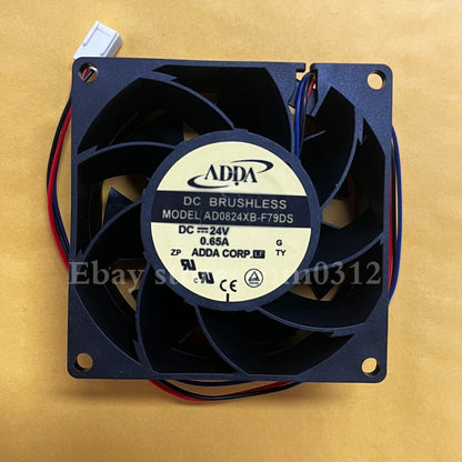 ADDA AD0824XB-F79DS 24V 0.65A 8CM 8038 inverter large air volume fan
