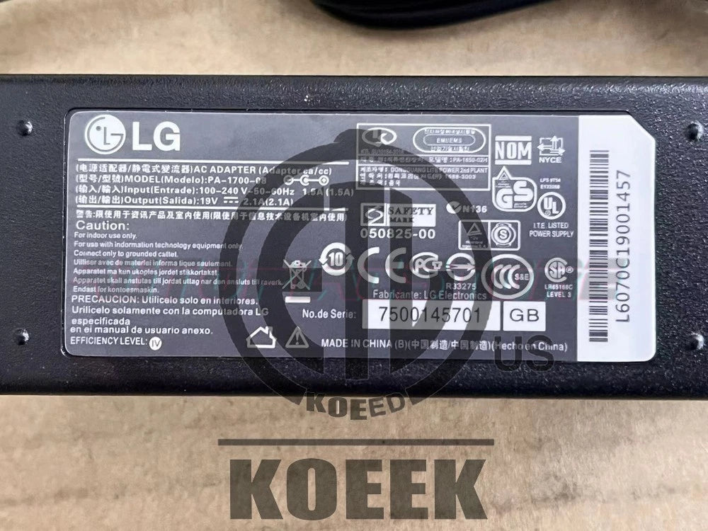 1PC For Power Adapter ADS-40SG-19-3 19025G 19V