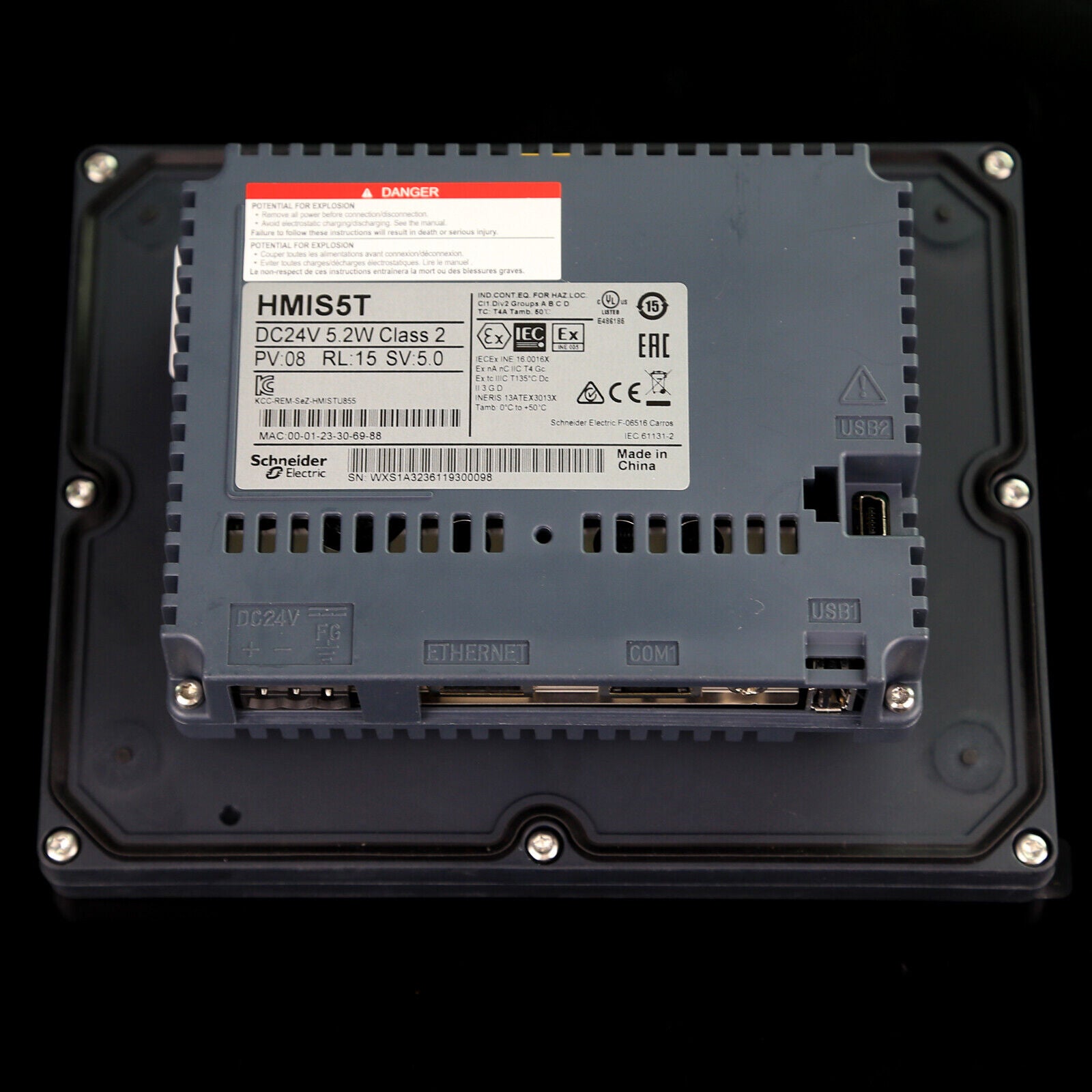 SCHNEIDER HMI HMISTU855 Touch Panel - SCHNEIDER