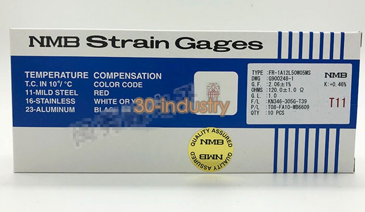 10pcs/pack Strain Gauge FR-1A12L50W05MS for Precision Measurement - KOEED