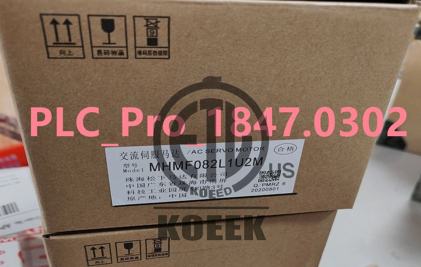 MHMF082L1U2M 1PCS Panasonic MHMF082L1U2M Ac Servo Motor Fast delivery
