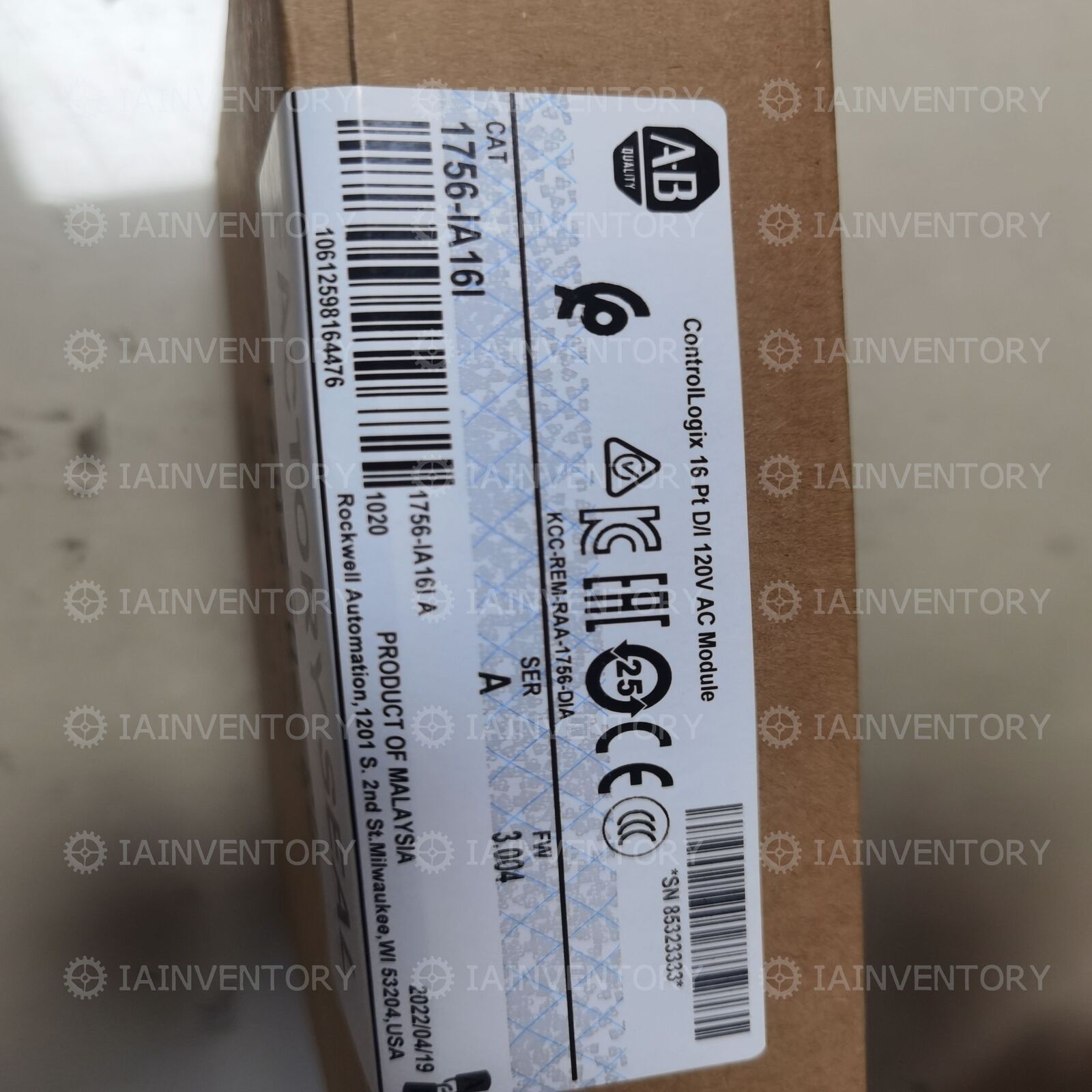 NEW Allen Bradley 1756-IA16I 16Pt Input Module - ALLEN BRADLEY