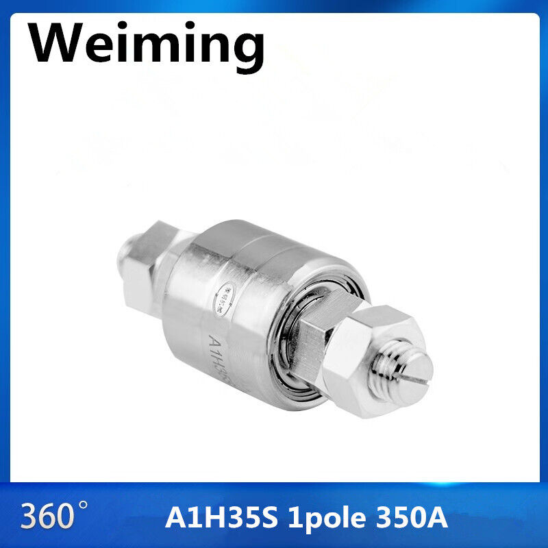 new 1pcs Weiming Mercury Conductive Slip Ring A1H35S 1pole 350A Rotary Connector