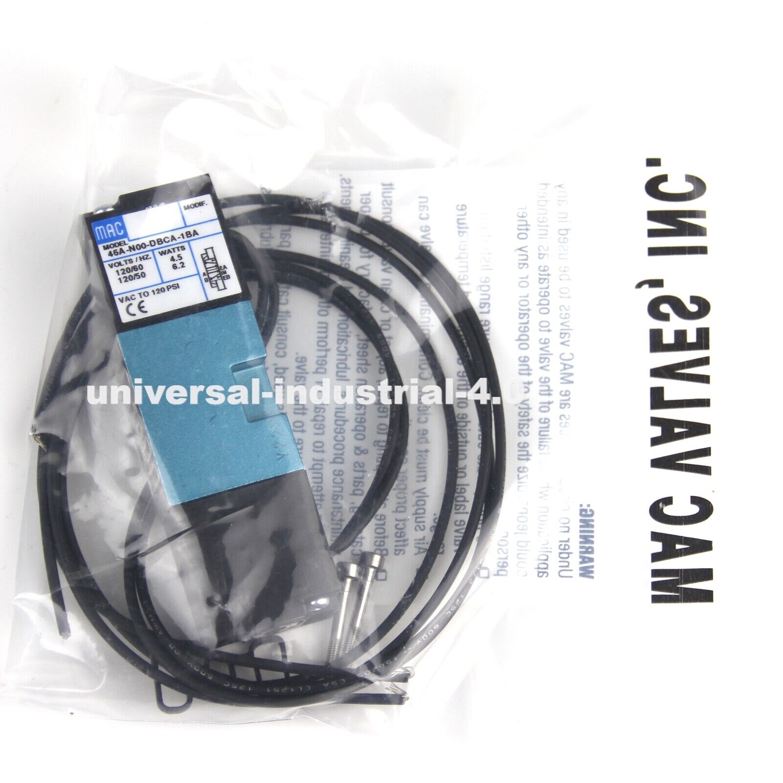 new  MAC 45A-N00-DBCA-1BA Solenoid Valve MAC