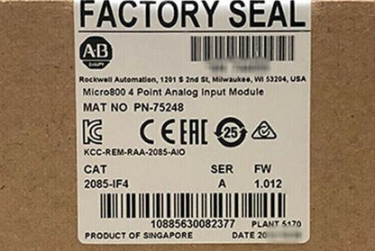 Allen Bradley Micro800 4 Point Analog Input Module 2085IF4 - ALLEN BRADLEY