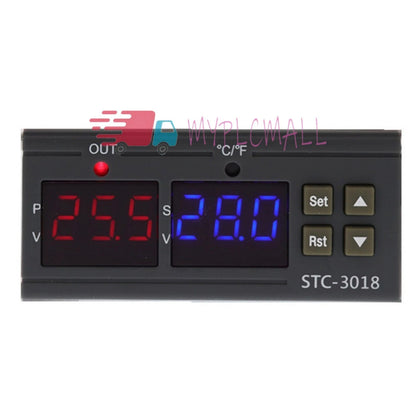 Temperature Controller Thermostat Temp Sensor Digital STC-3018 12V 24V 110V-220V