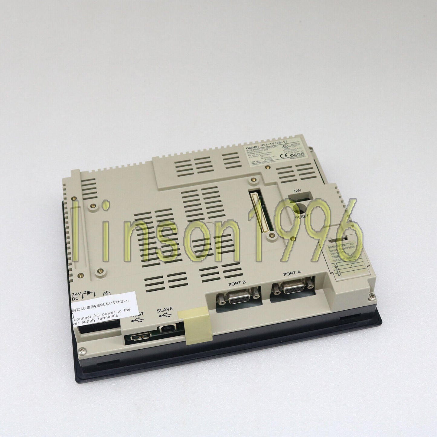 OMRON NS8-TV00B-V2 TOUCH SCREEN OPERATOR PANEL in Good Condition - OMRON