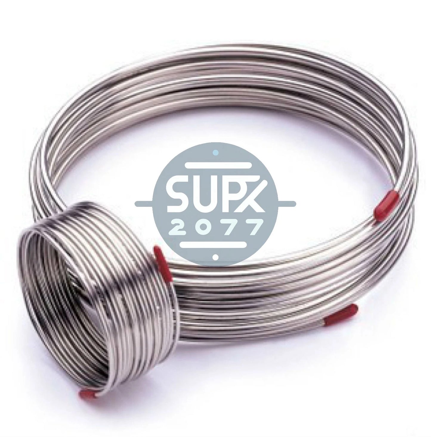 1X Hose Outer Diameter 1/8'' Gas Liquid Tube 2m 304 Stainless Steel Flexible #s