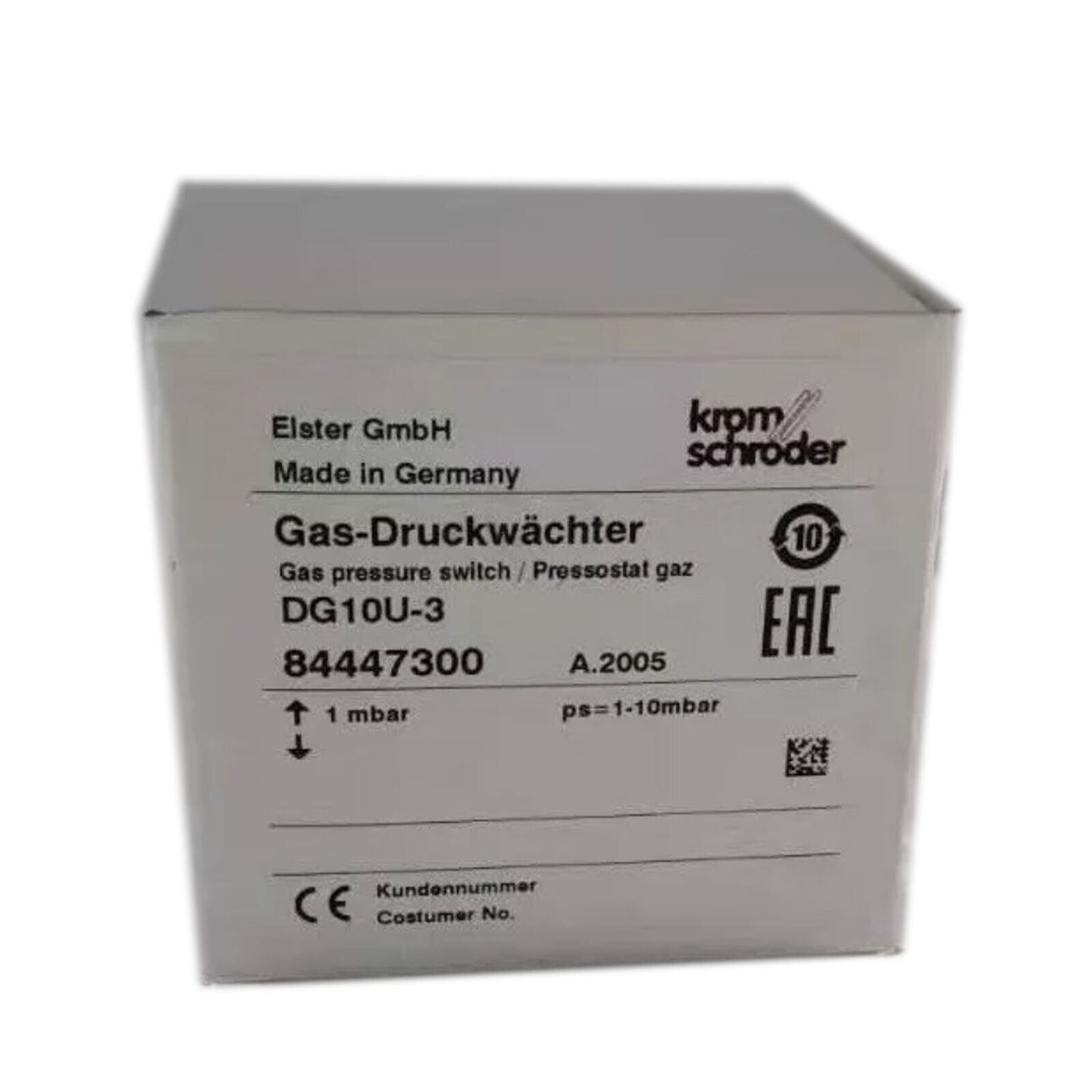 KROMSCHRODER DG10U-3 Pressure Switch – Industrial Pressure Switch - KROMSCHRODER