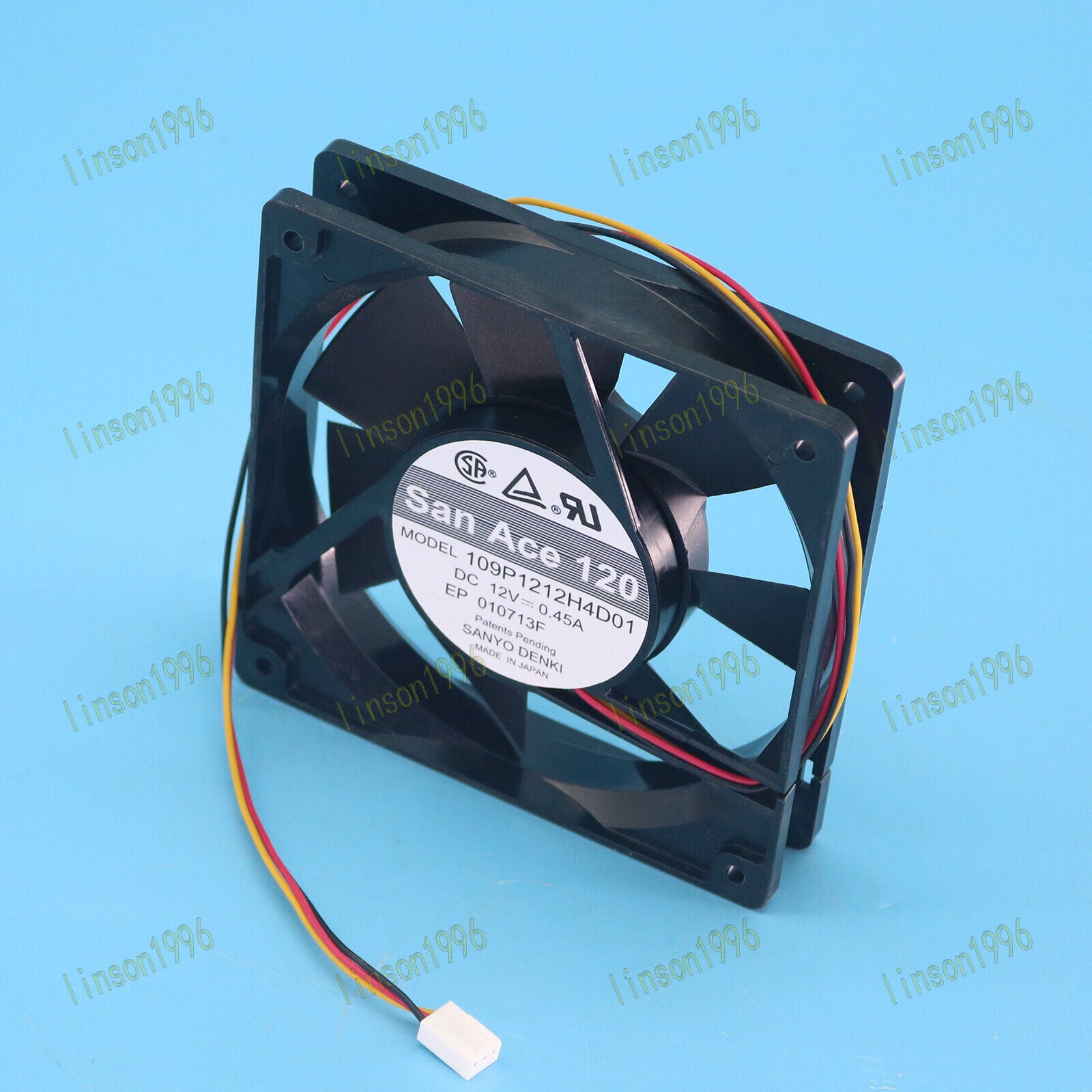 new 1PC  Sanyo Fan 109P1212H4D01 DC12V 0.45A FAST SHIP Sanyo