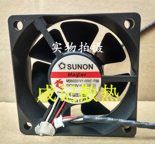 1pcs SUNON MB60201V1-000C-F99 6020 12V firewall cooling fan