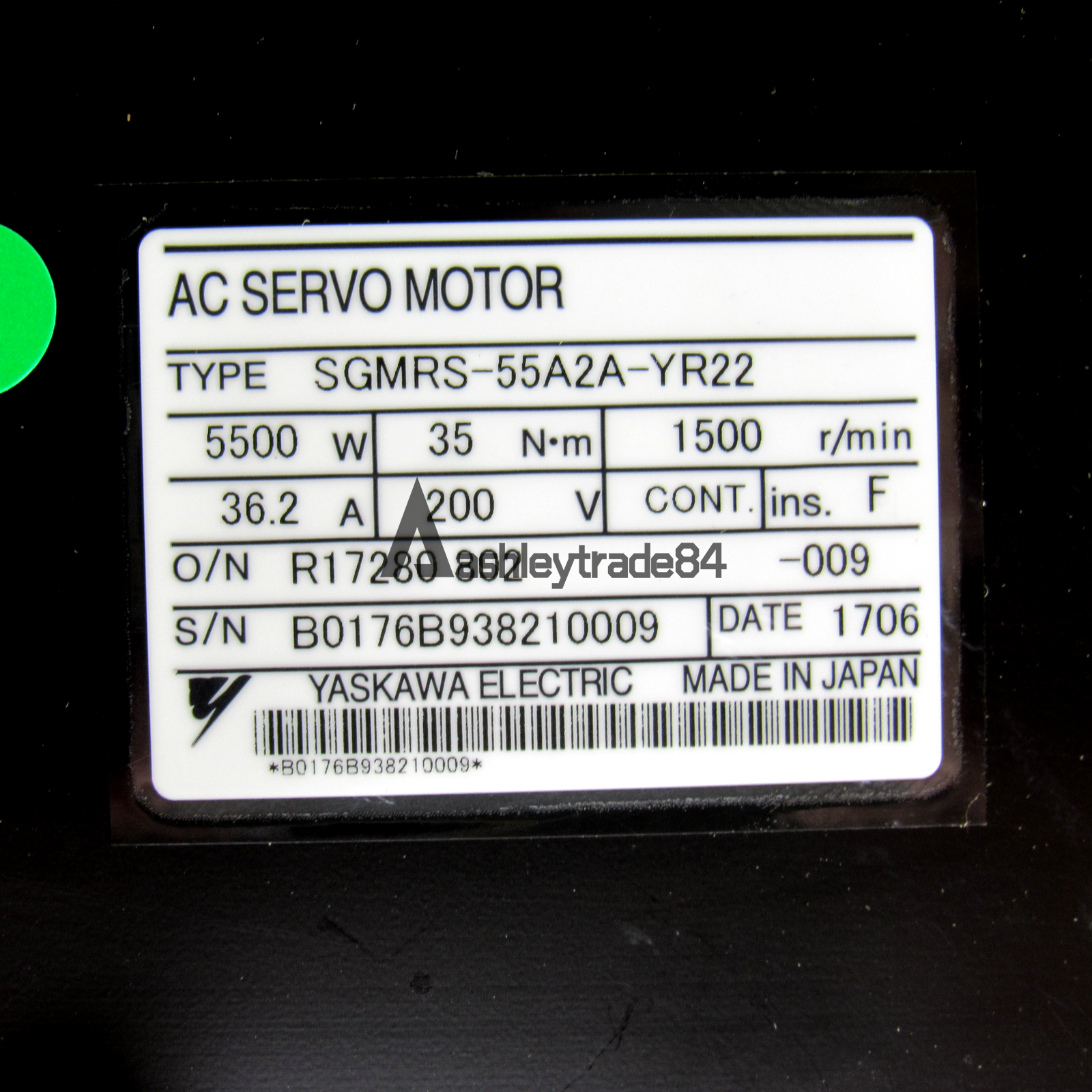 new 1PC YASKAWA Servo Motor SGMRS-55A2A-YR22