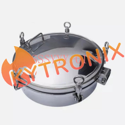 500mm Pressure Circular Manhole Tank Round Manway Cover Sanitary 304