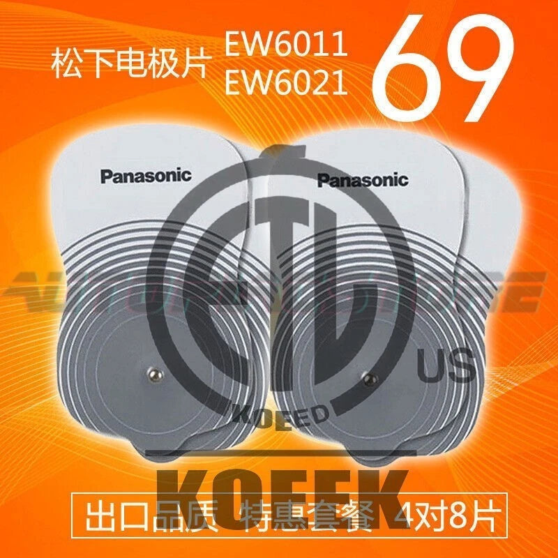 4 Pair 8 pieces For EW6021P EW6011PP EW0603P electrode Massager