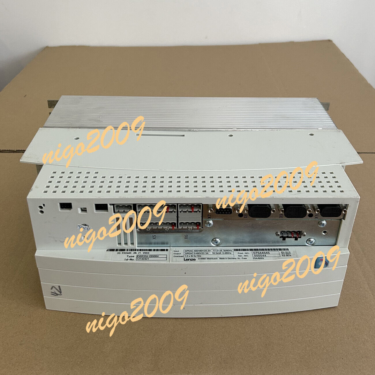 Used Lenze EVS9326-ESV004 Inverter Input 20.5A 17.0KVA 180-Day - LENZE