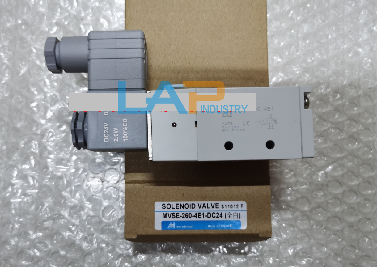 Mindman MVSE-260-4E1-DC24V Solenoid Valve - 1PCS New - MINDMAN