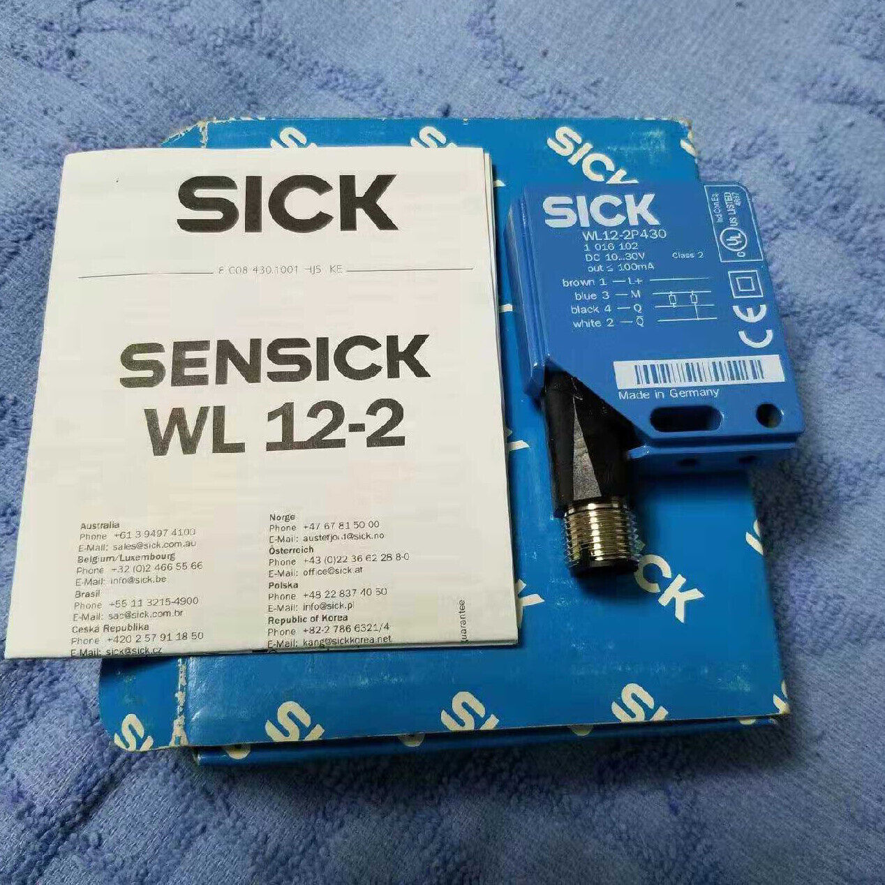 1-Unit SICK WL12-2P430 Photoelectric Switch - SICK