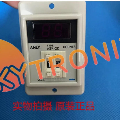 1 pcs ANLY ASK-2D Preset type counter relay AC 110V