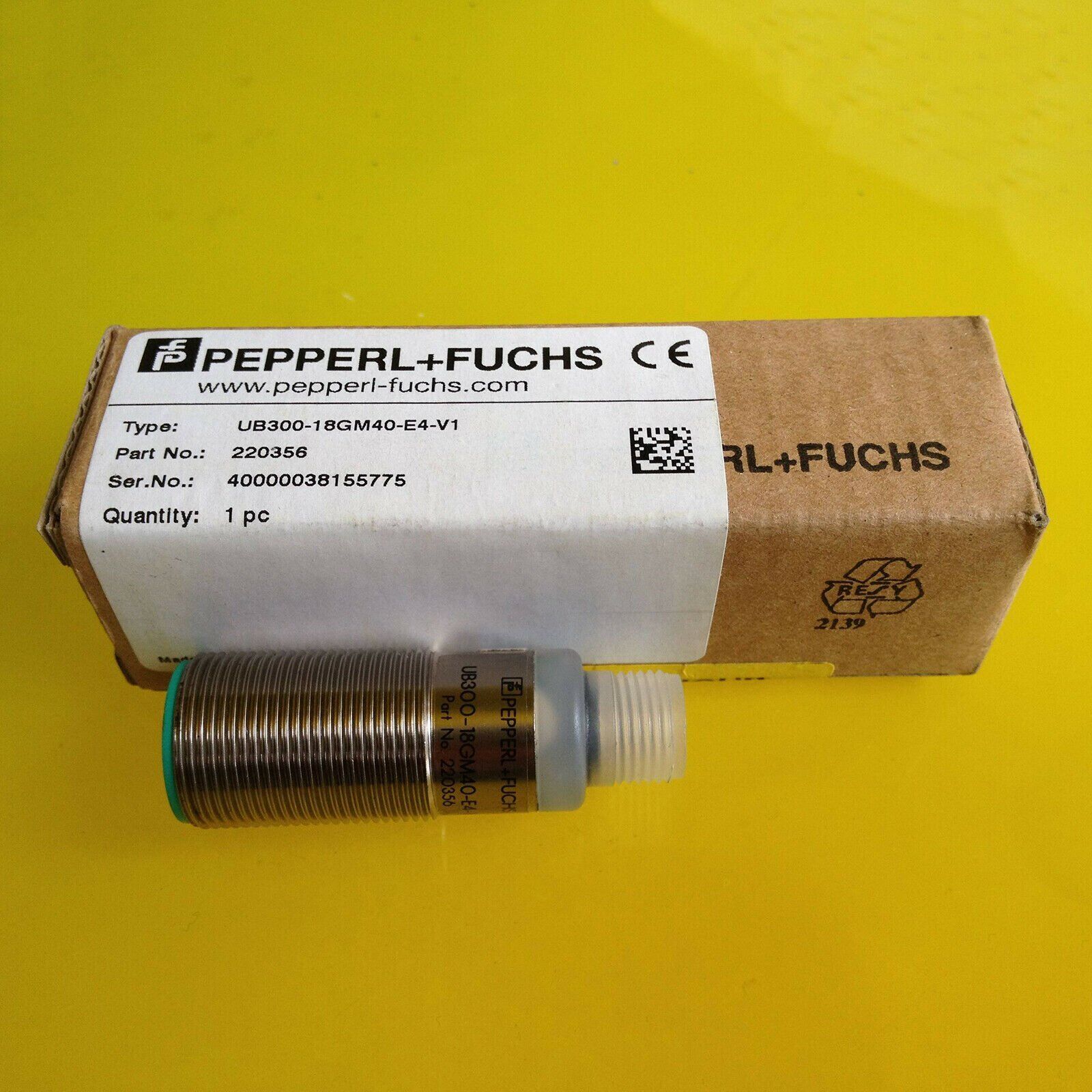 New Pepperl+Fuchs Ultraasonic Sensor UB300-18GM40-E4-V1 - PEPPERL+FUCHS