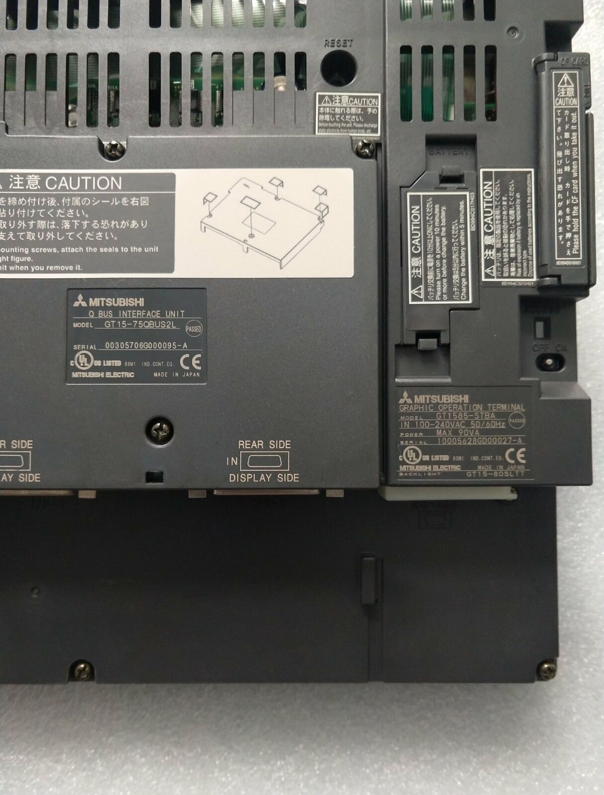 Used Mitsubishi Touch Screen GT1585-STBA Tested In Good Condition - MITSUBISHI