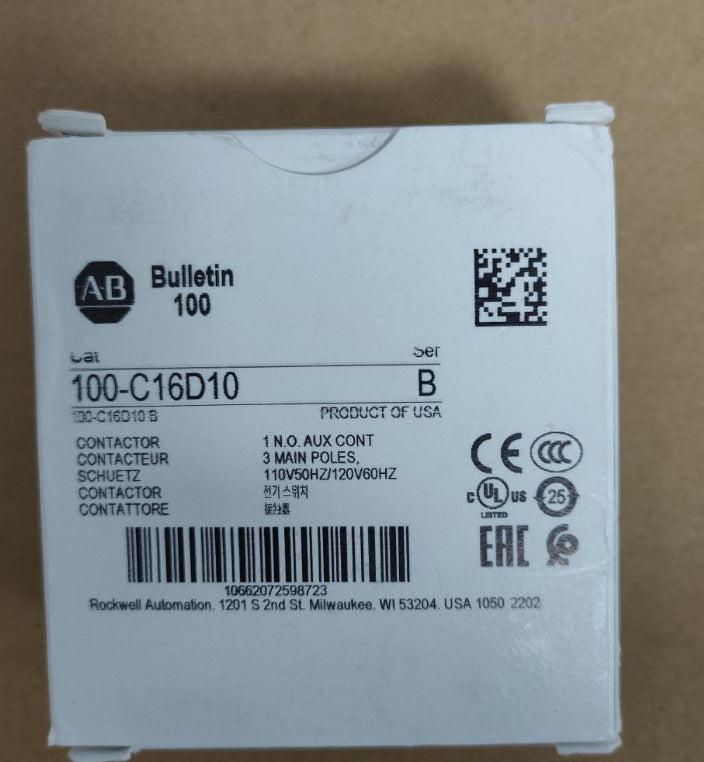 Allen-Bradley Contactor 100-C16D10 NEW IN BOX - ALLEN-BRADLEY