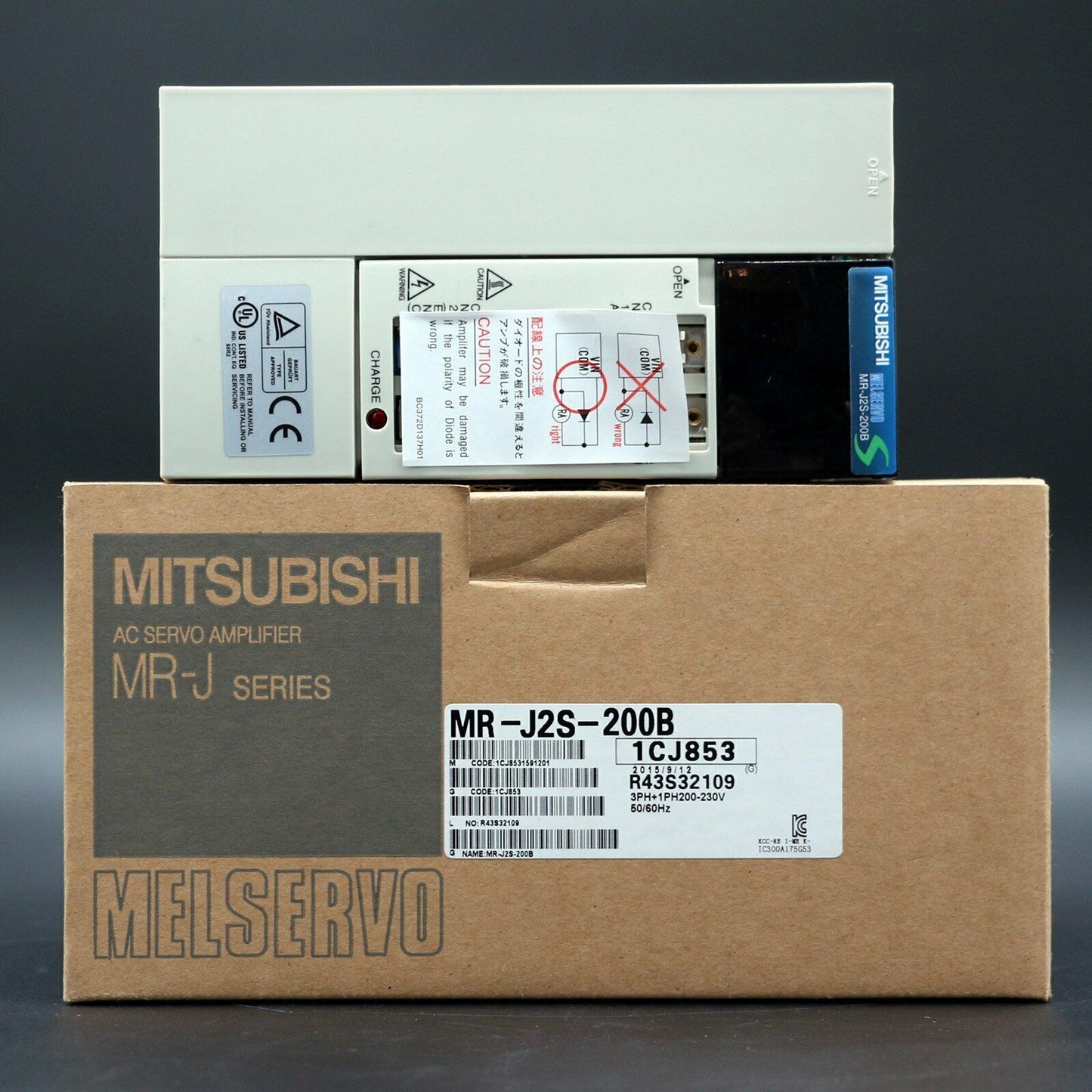 Mitsubishi MR-J2S-200B AC Servo Amplifier - MITSUBISHI