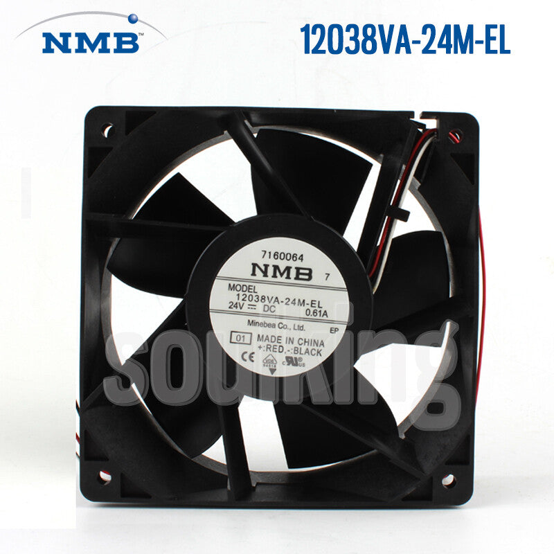 NMB 12038VA-24M-EL 12038 24V 0.61A high air volume cooling fan