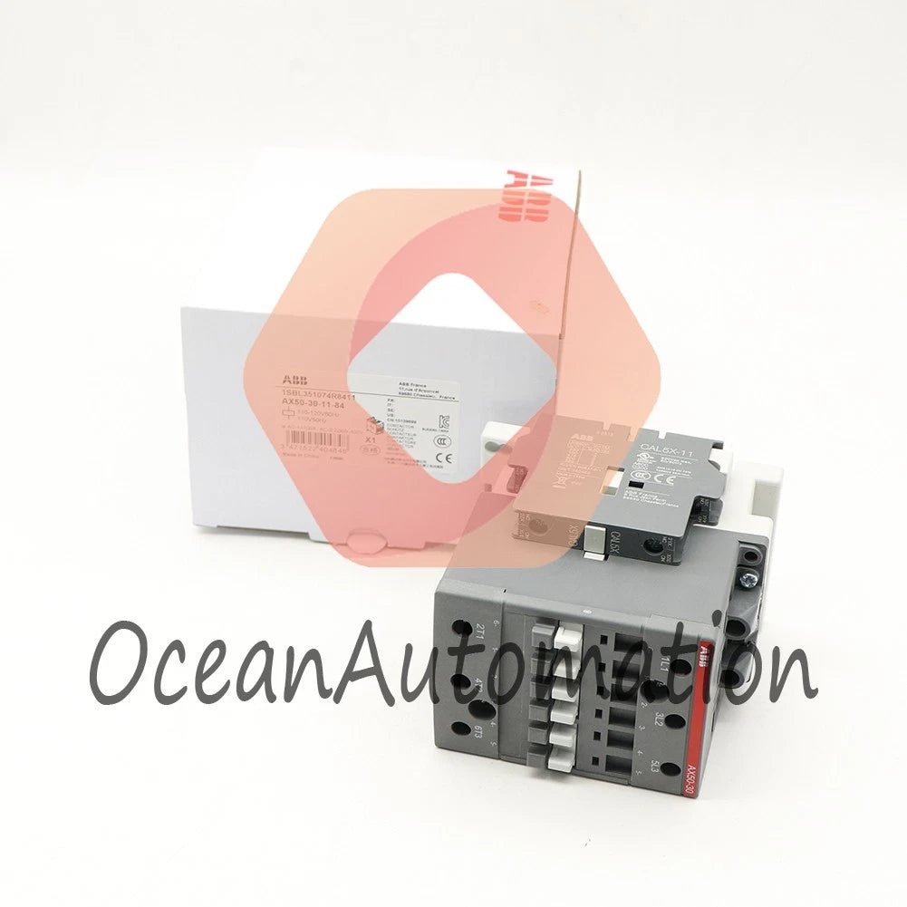 1SBL351074R8411 1PCS ABB AX50-30-11-84 Contactor 110V50Hz/110-120V60Hz