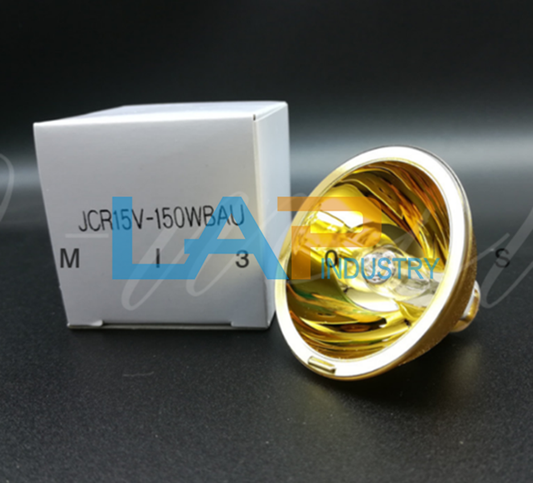 USHIO JCR15V-150WBAU 15V 150W GZ6.35 Gold Cup Infrared Light - USHIO