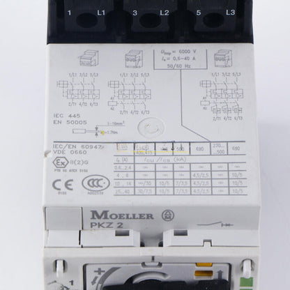 new 1PCS MOELLER PKZ2/Zm40 Motor starter PKZ 2/Zm-40 - MOELLER