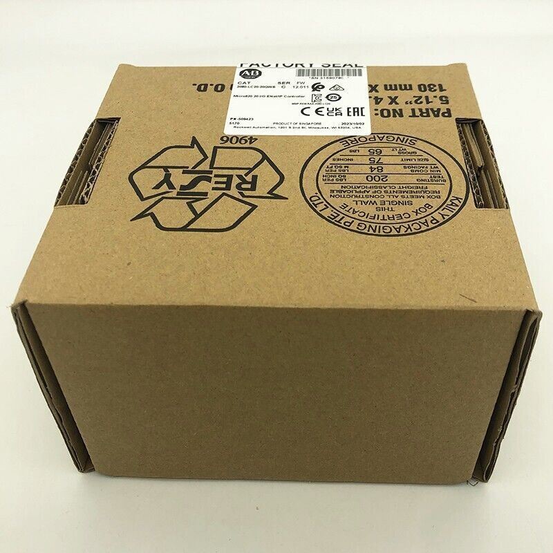 Allen-Bradley 2080-LC20-20QWB Micro820 20 ENet/IP Controller In Box - ALLEN-BRADLEY
