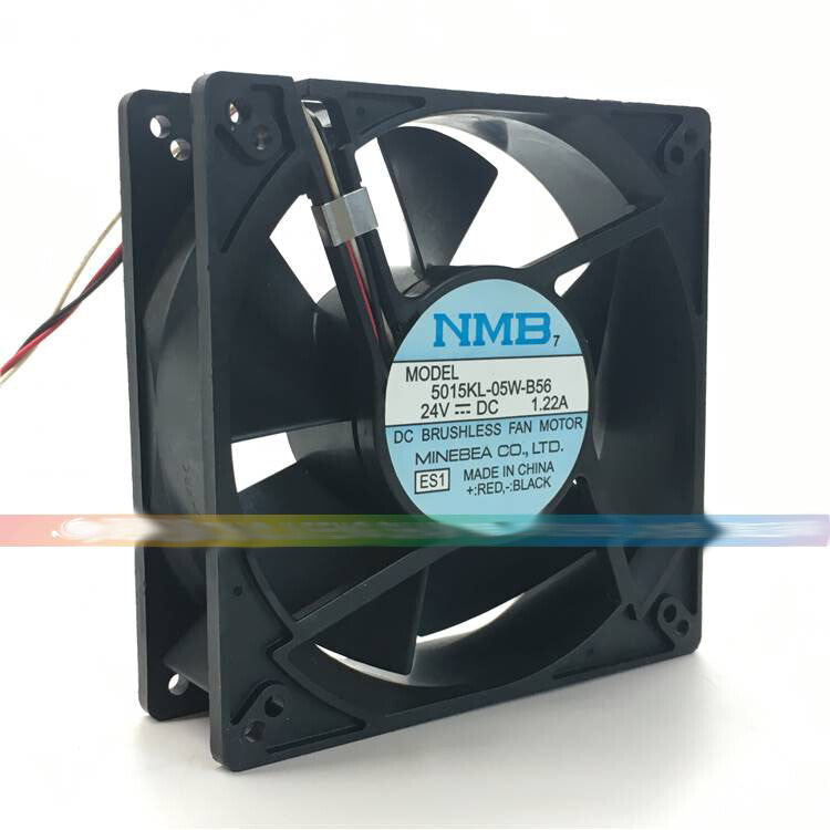 NMB 5015KL-05W-B56 24V 1.22A 12.7CM 12738 double ball inverter cooling fan