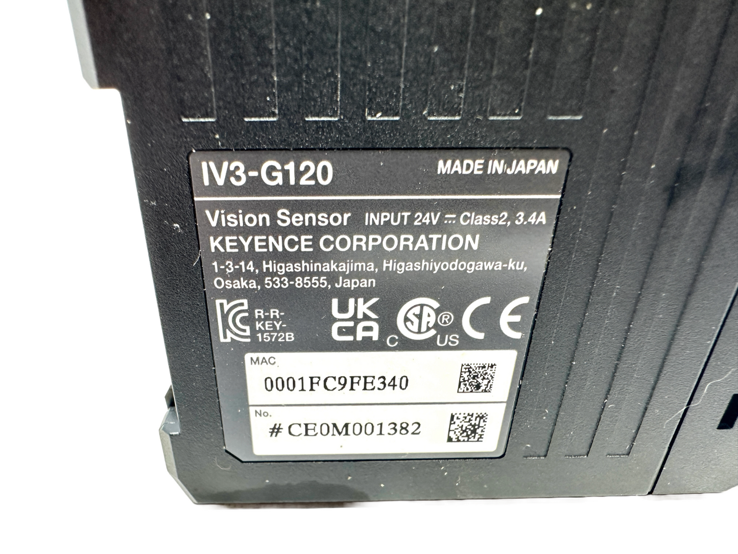 used Keyence IV3-G120 Sensor Amplifier - KEYENCE