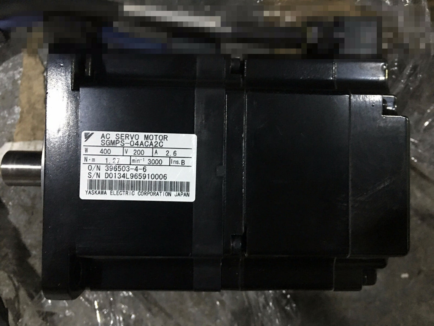 YASKAWA AC SERVO MOTOR SGMPS-04ACA2C SGMPS04ACA2C