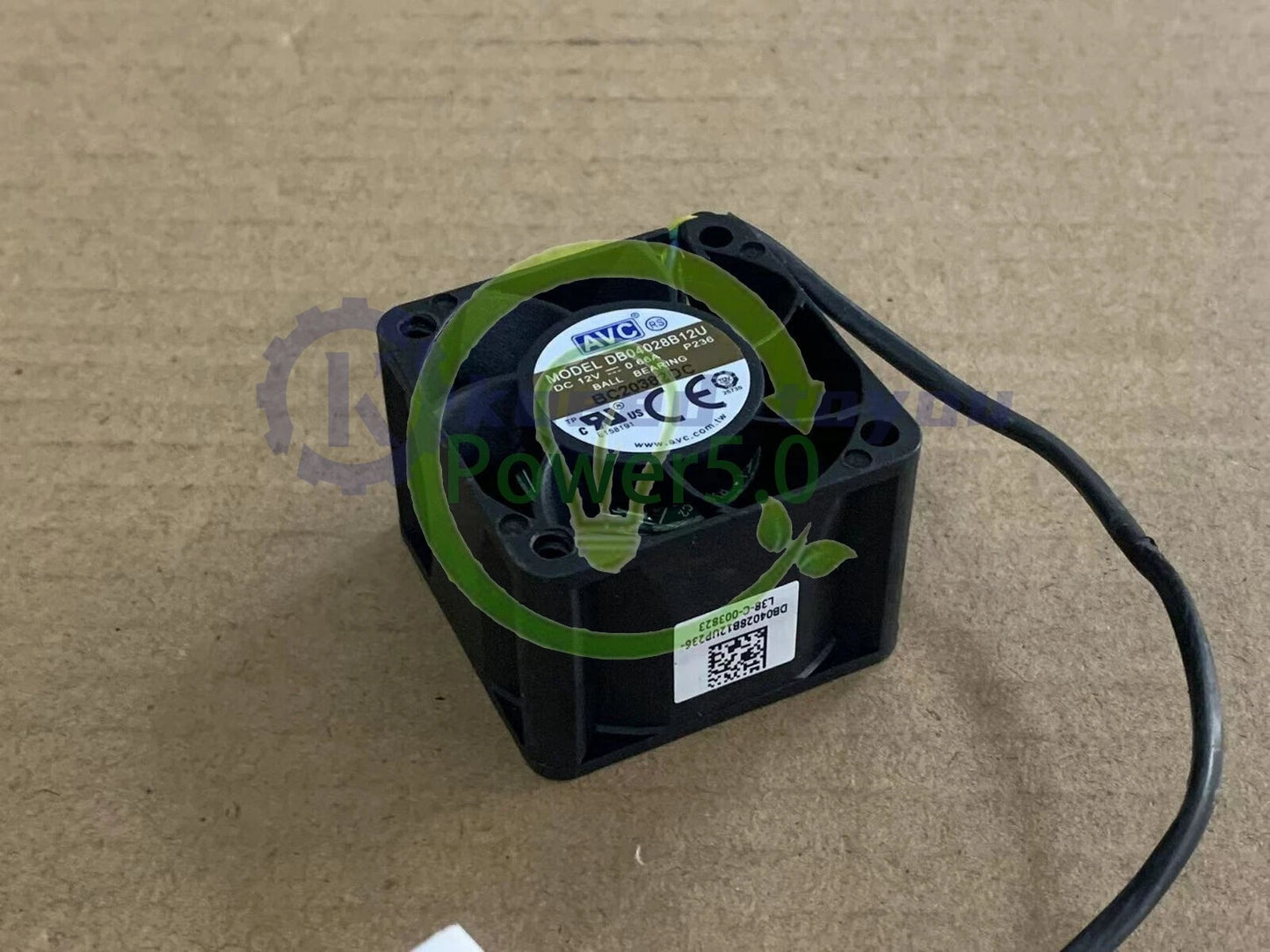 1PC BALL BEARING 12V 0.66A FAN DB04028B12U 4-WIRE 23.8CFM 40x40x28mm~