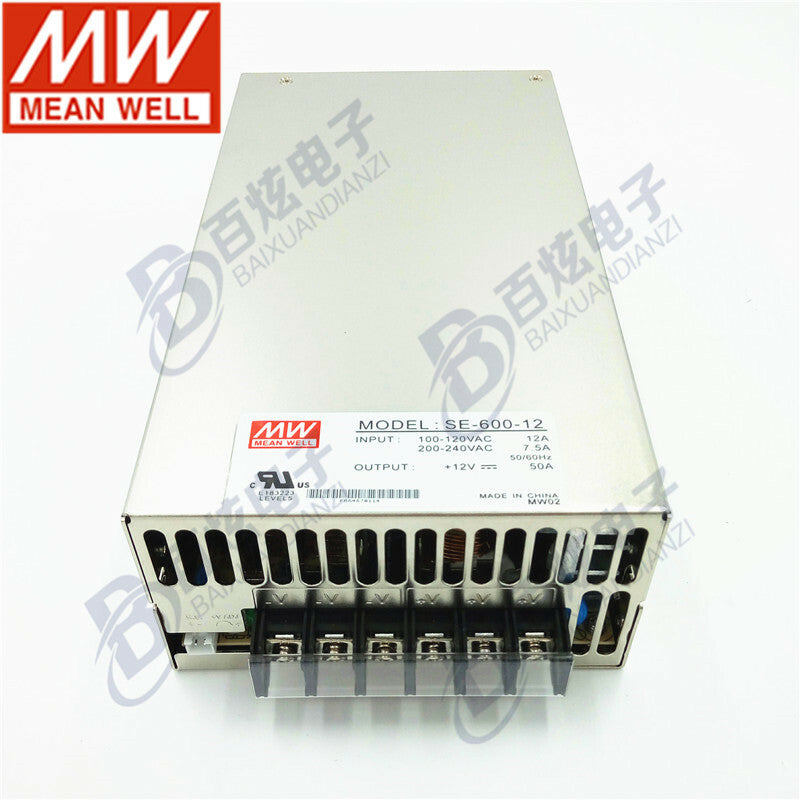 new 1 pcs MEAN WELL SE-600-12 600W 12V 50A power supply