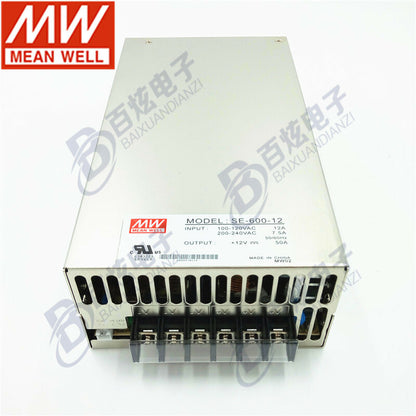 new 1 pcs MEAN WELL SE-600-12 600W 12V 50A power supply