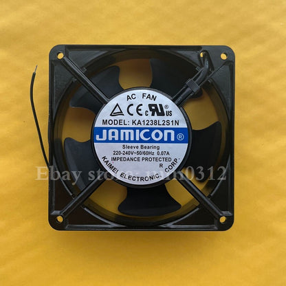 1pcs  JAMICON KA1238L2S1N 220-240V 0.07A 12CM 12038 2-wire AC fan